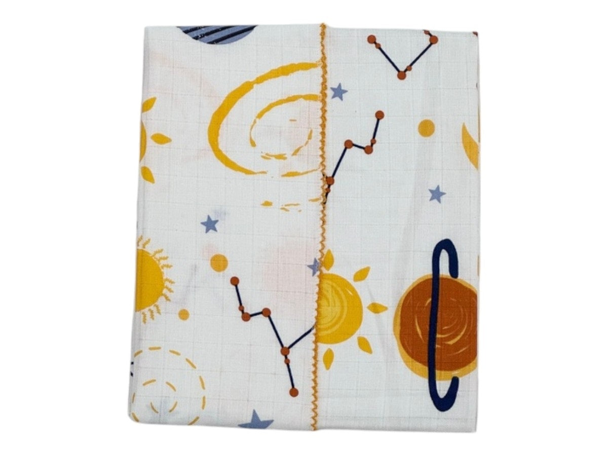 Solar System Muslin Blanket Cover Uni Unit Price: $2.50