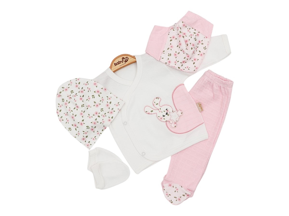 Rabbit 5-Piece Bodysuit Set 0-3 Months Unit Price: $5.00