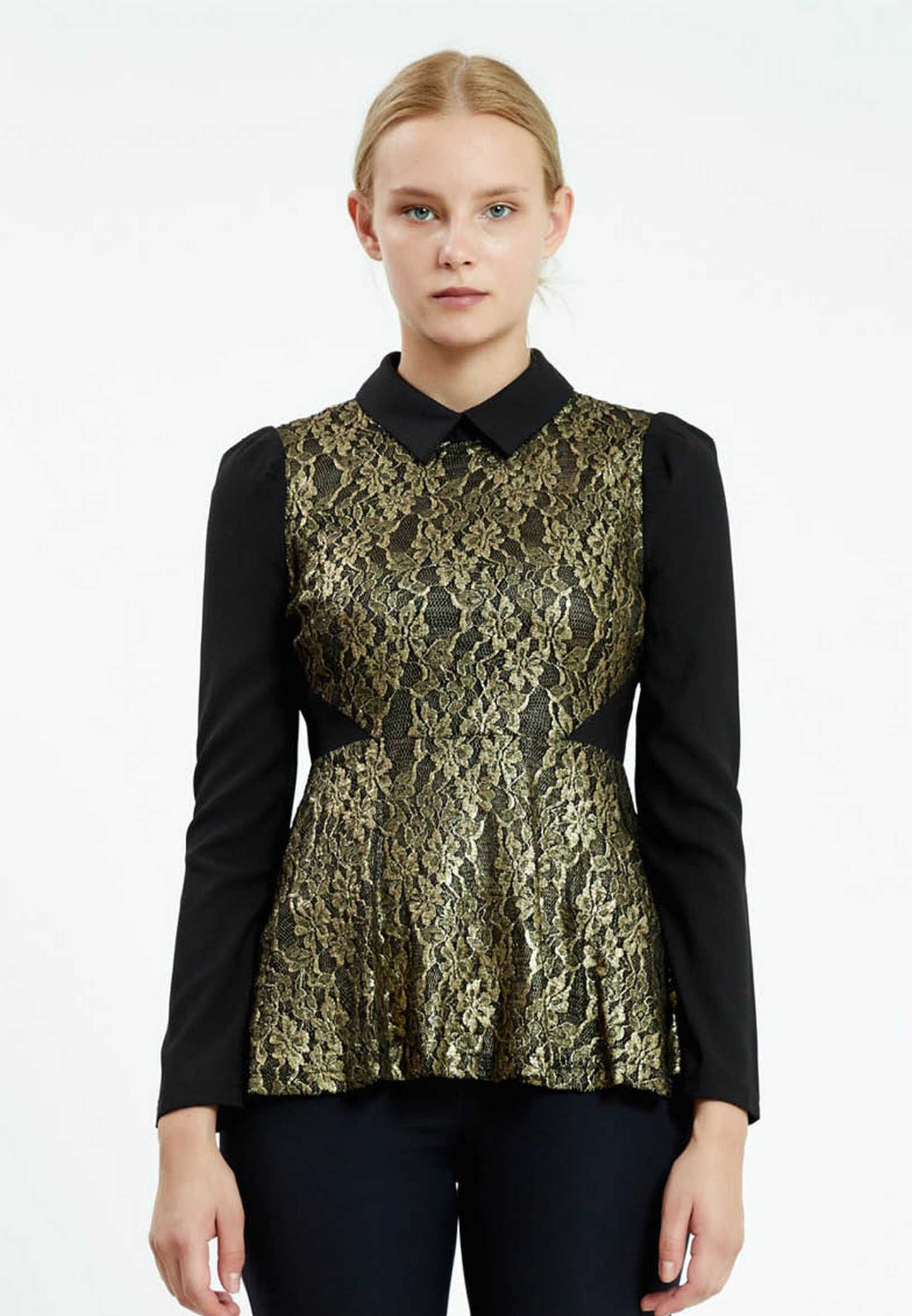 Long Sleeve Floral Regular Blouse Unit Price: $14.00