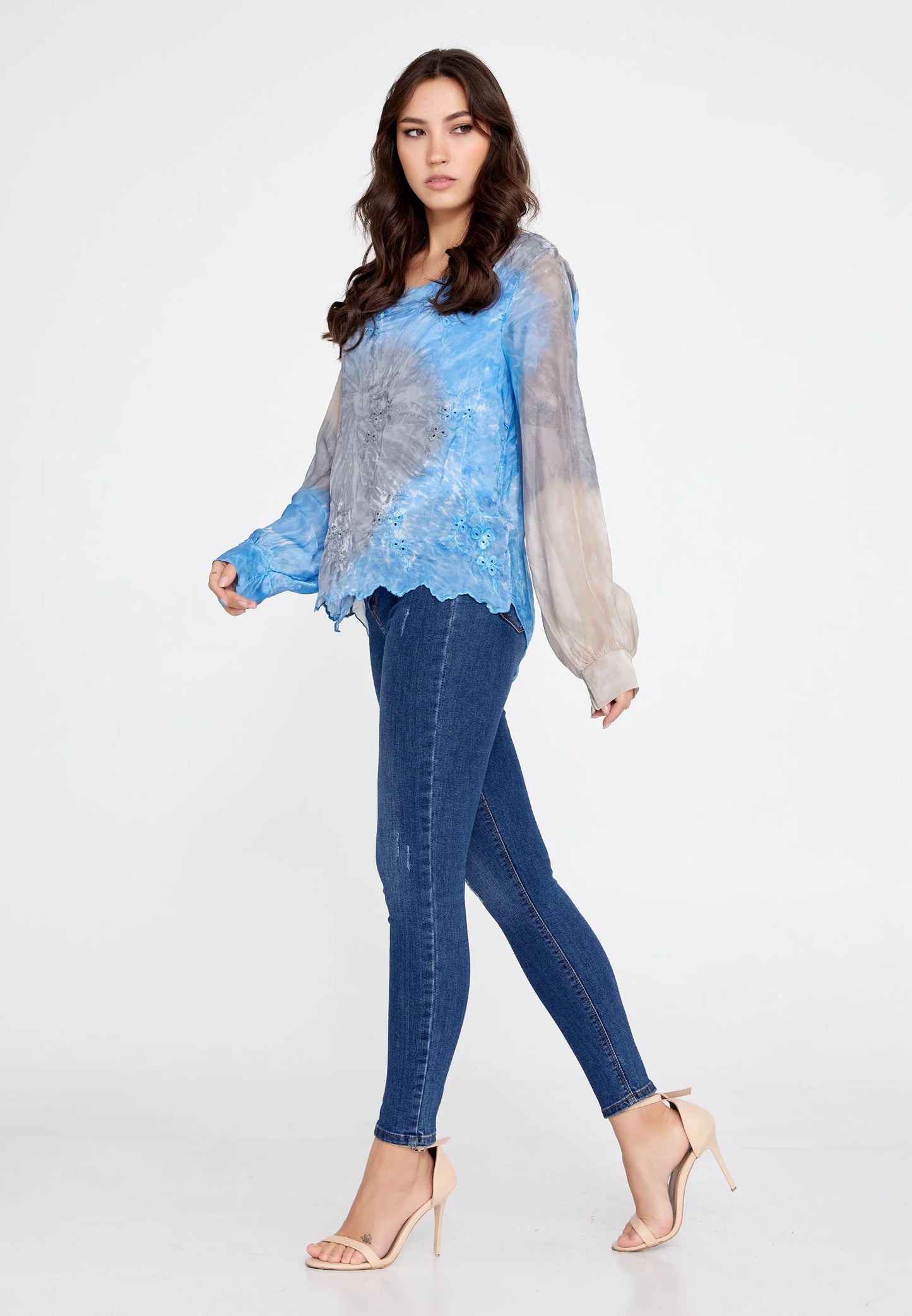 Long Sleeve Solid Color Regular Blouse Unit Price: $29.00