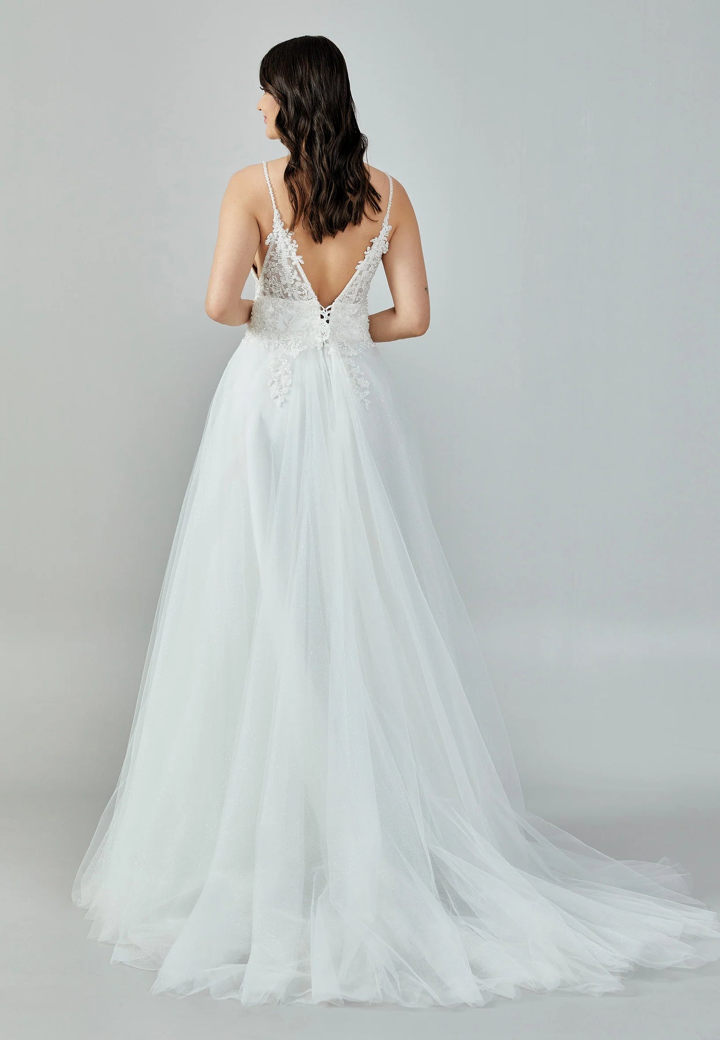 Sleeveless Regular Maxi Tulle Wedding Dress Unit Price: $200.00