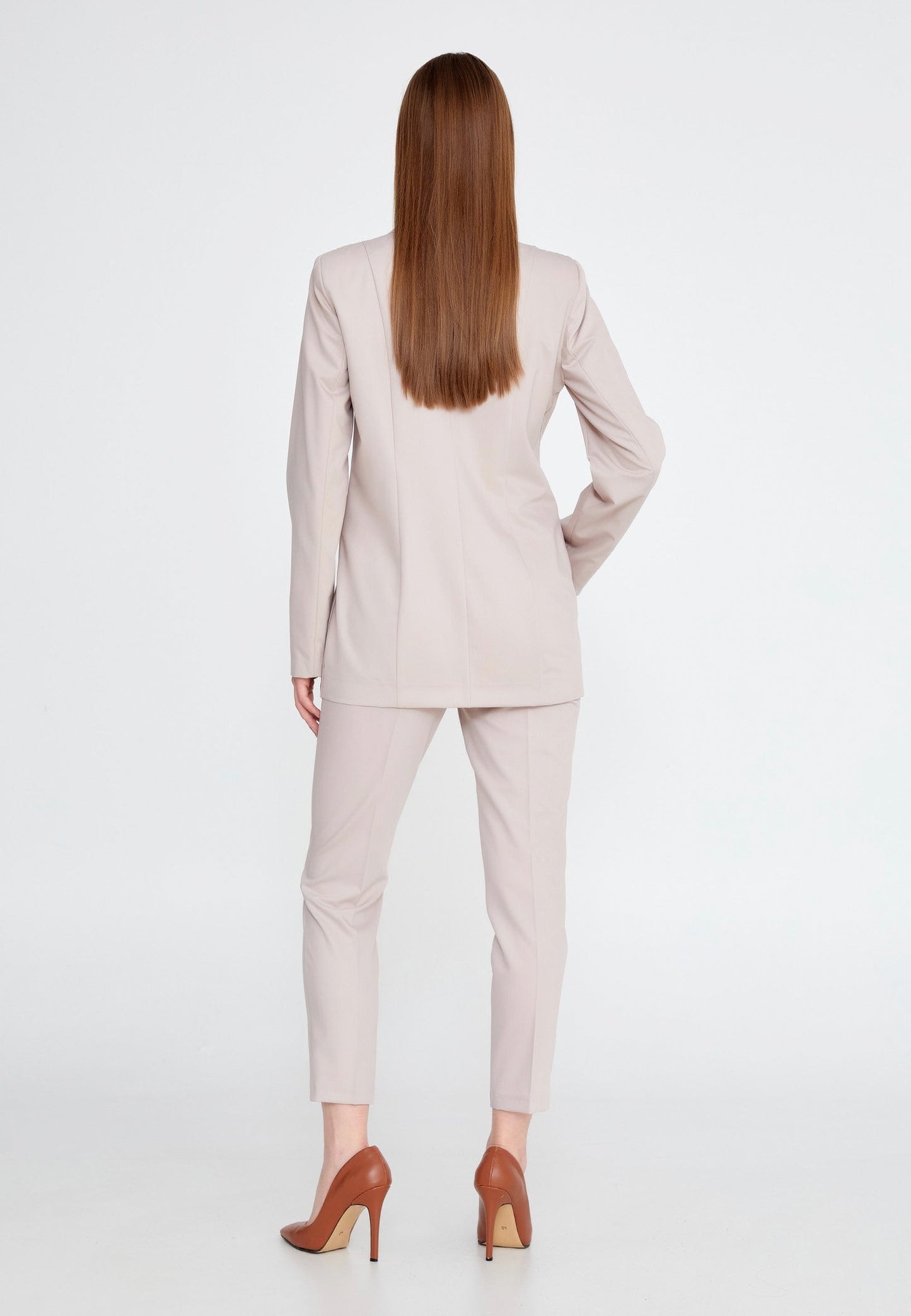 Long Sleeve Regular Suit Beige - Unit Price: 47$