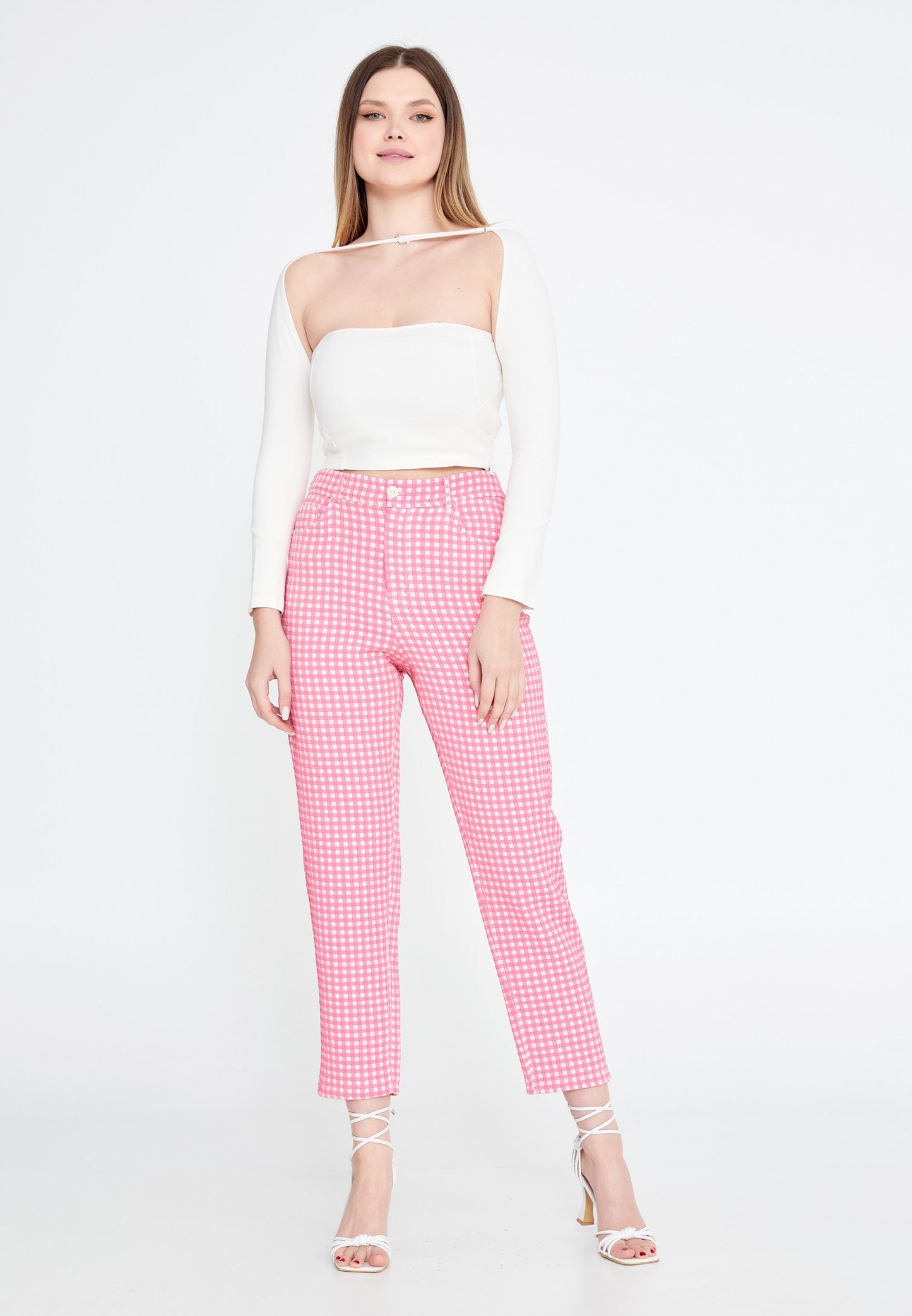 Regular Fit Regular Pants Pink - Unit Price: 14$