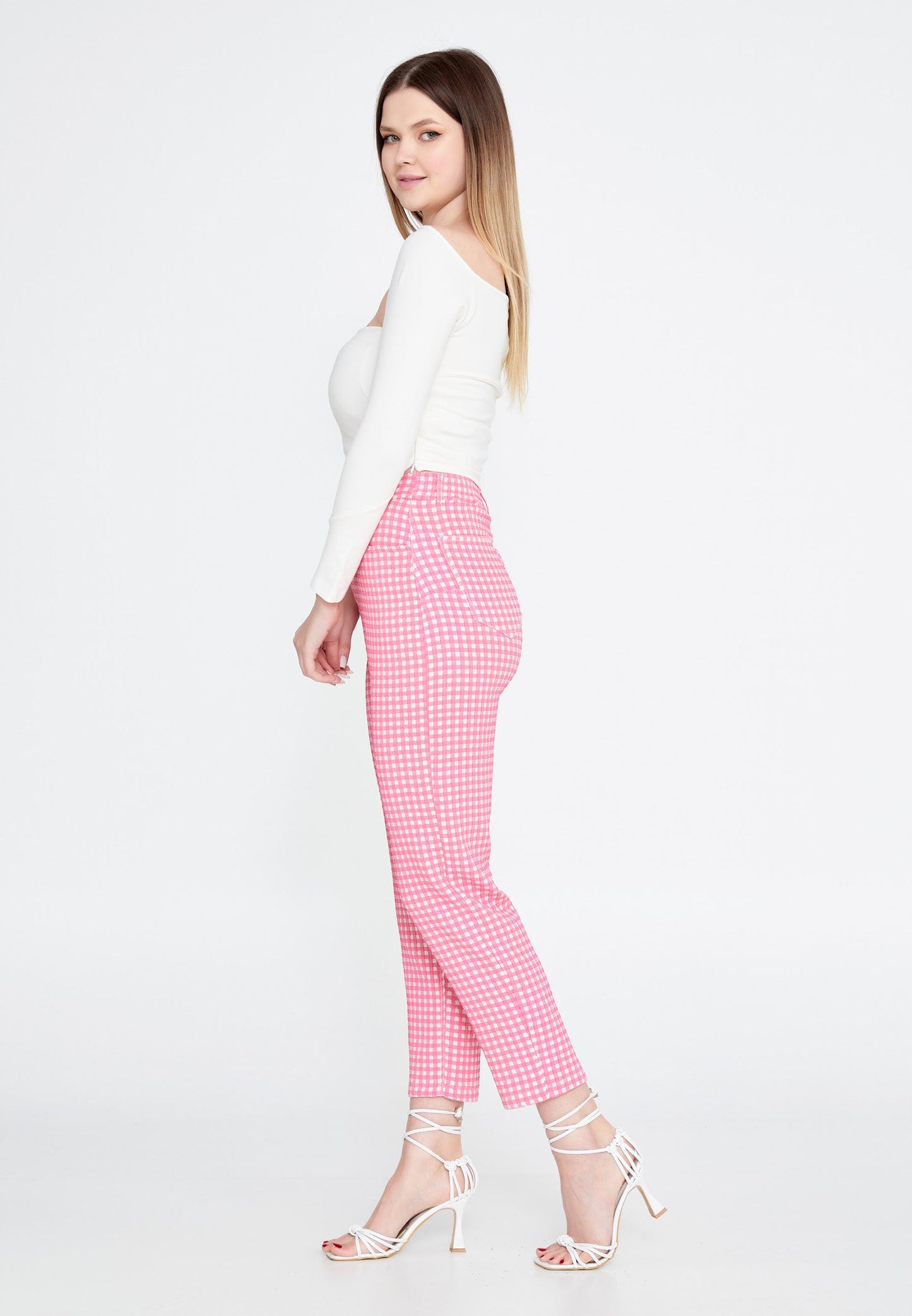 Regular Fit Regular Pants Pink - Unit Price: 14$