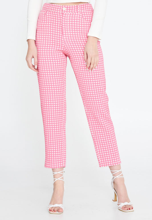 Regular Fit Regular Pants Pink - Unit Price: 14$