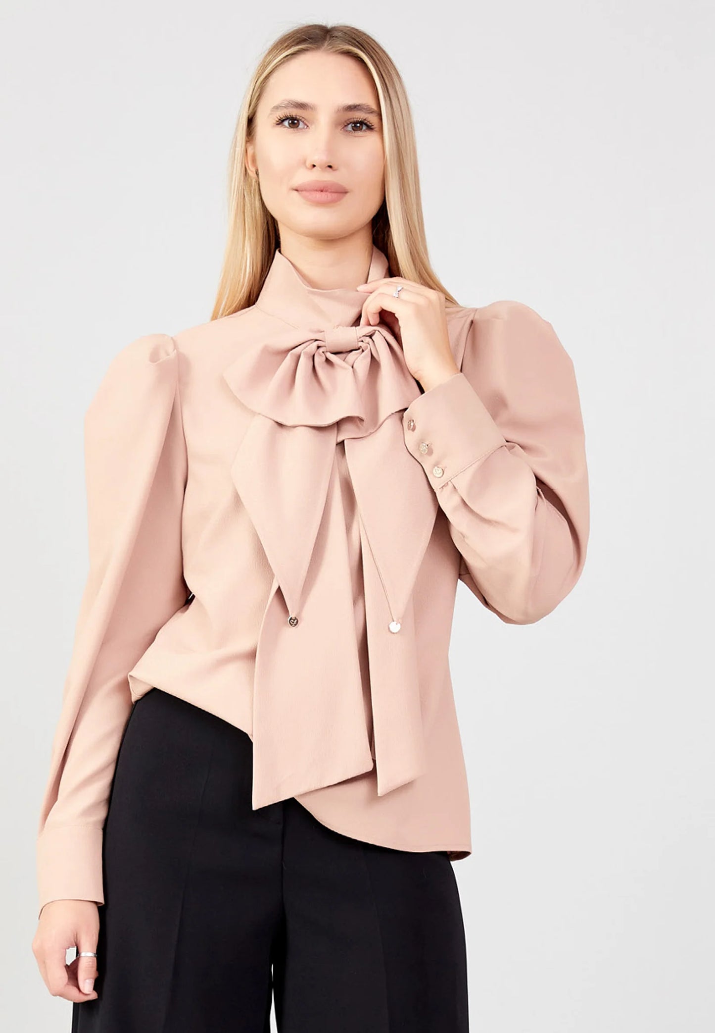 Long Sleeve Solid Color Regular Blouse Unit Price: $25.00