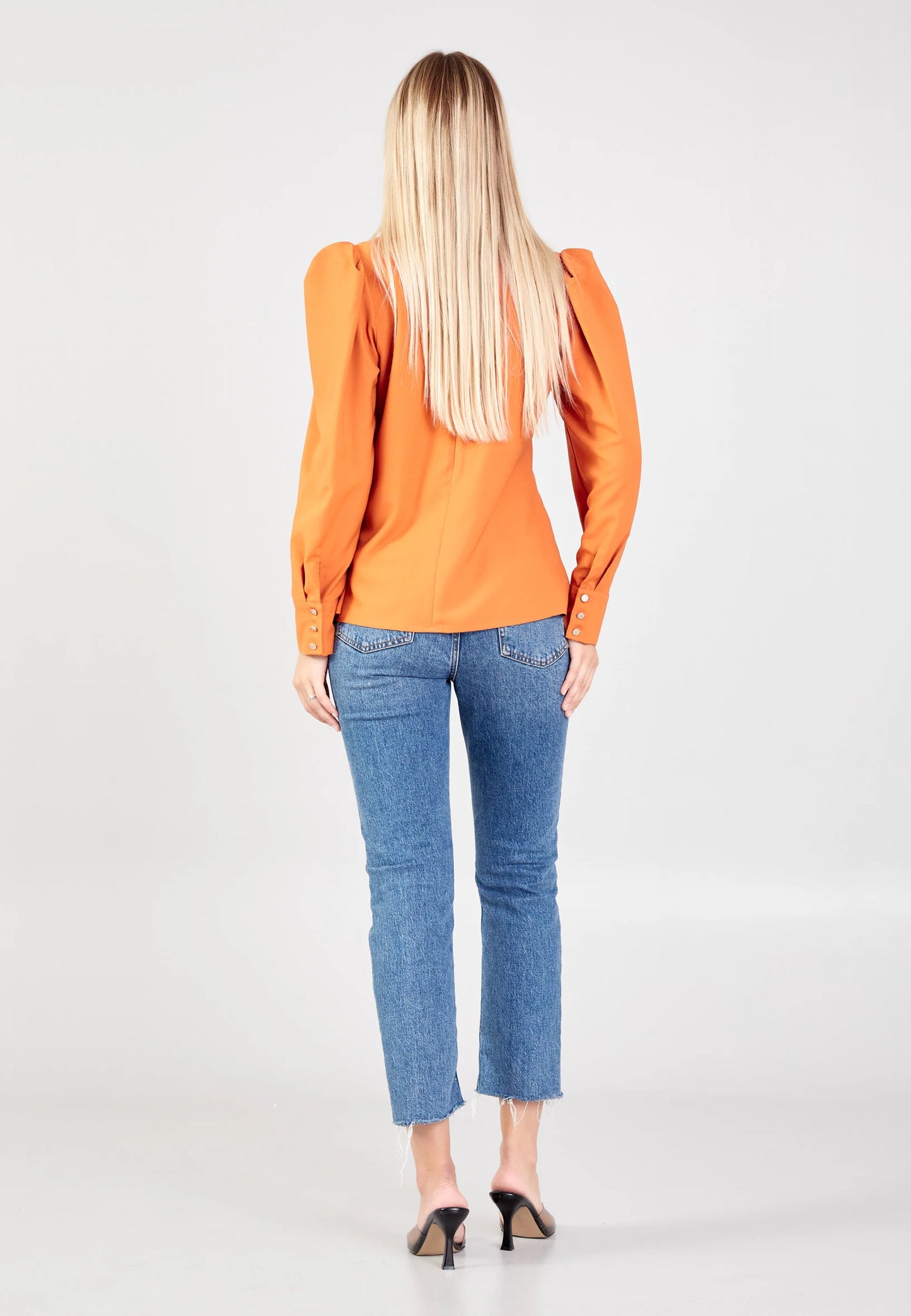 Long Sleeve Regular Solid Color Blouse Unit Price: $25.00