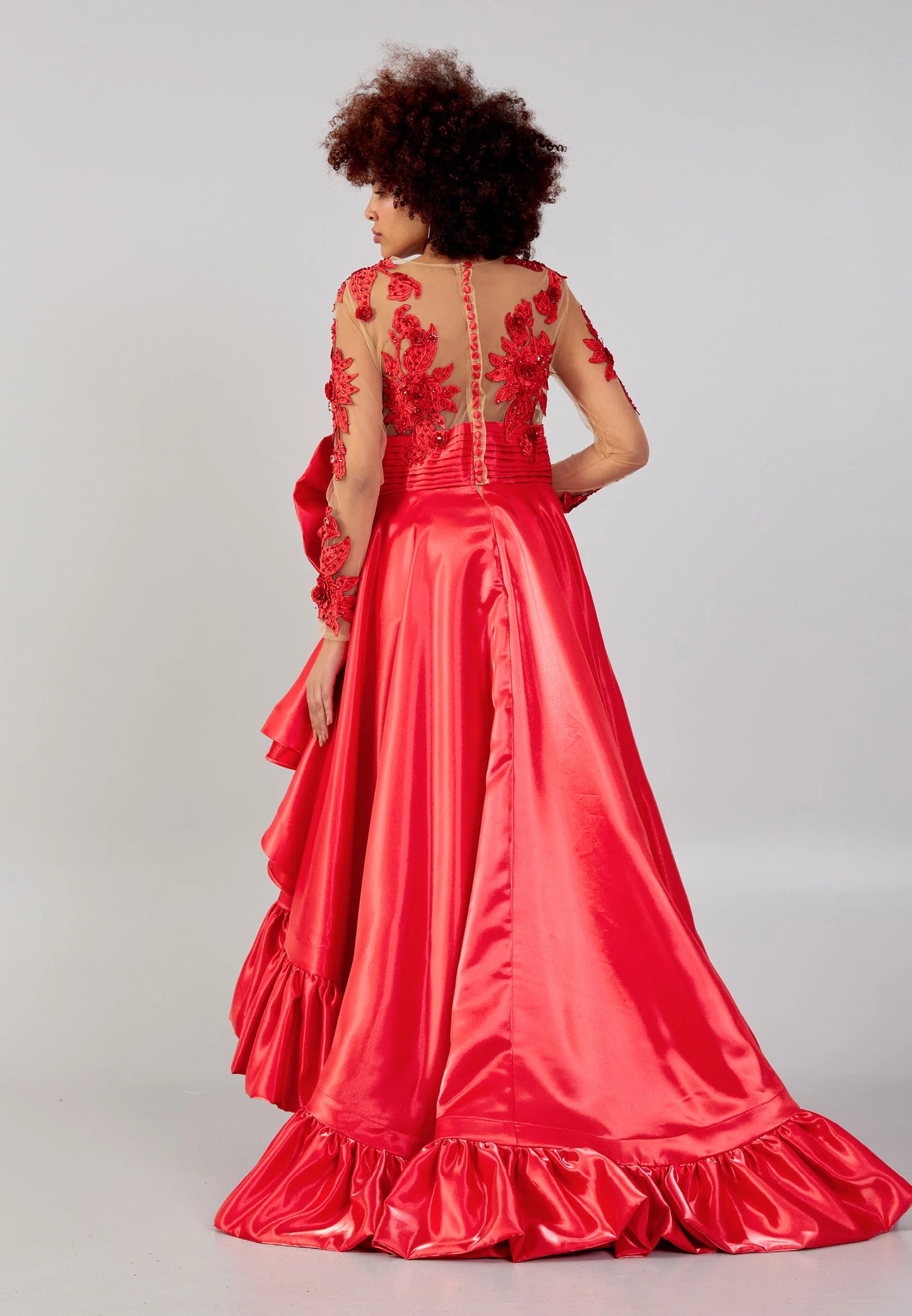 Long Sleeve Maxi Polyester A - Line Regular Prom Dress Unit Price: $185.00