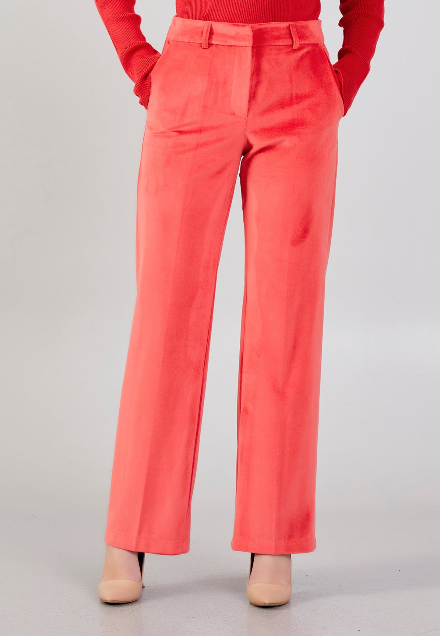 Regular Fit Regular Pants Red - Unit Price: 20$