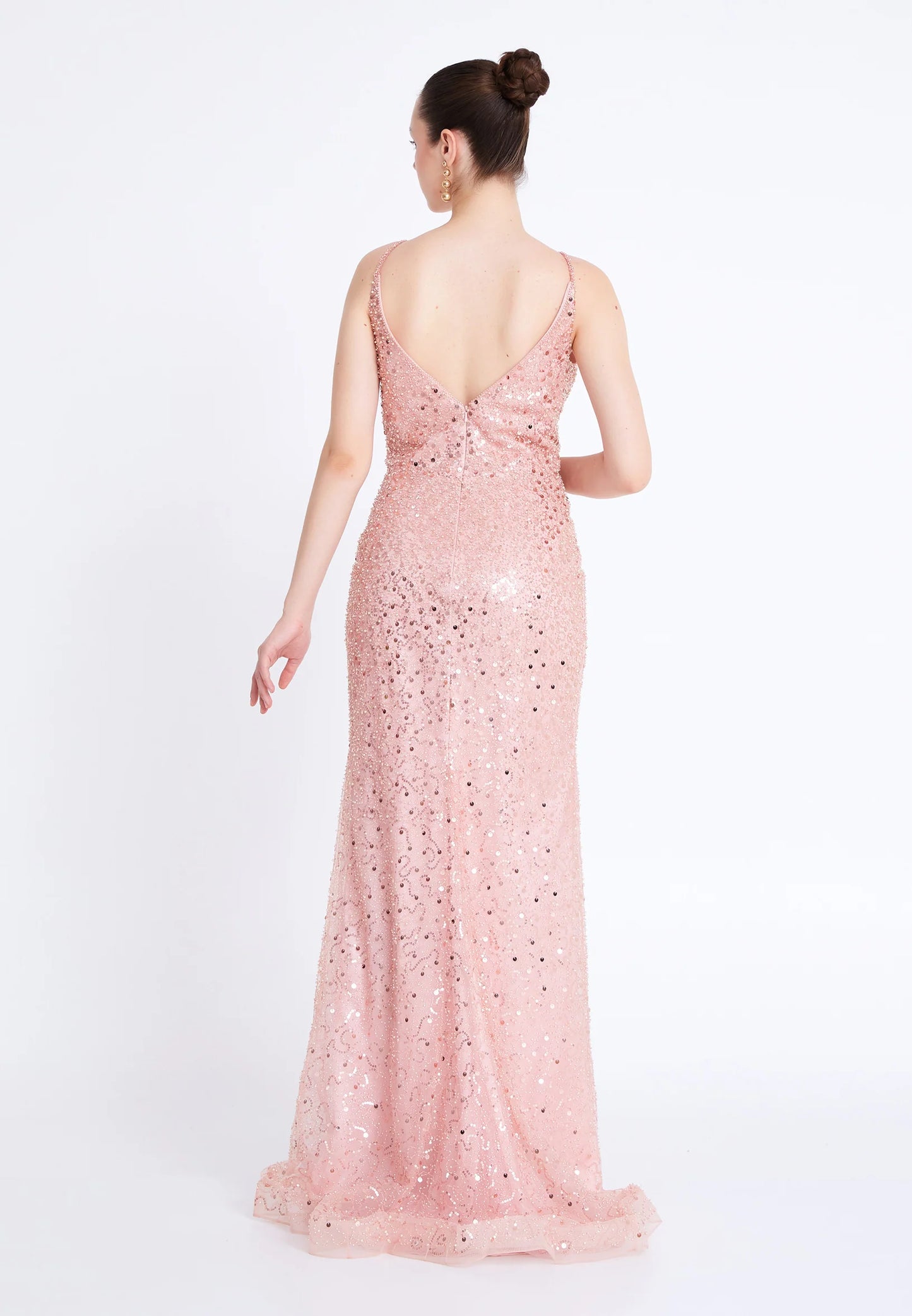 Sleeveless Maxi Tulle Mermaid Regular Prom Dress Unit Price: $175.00