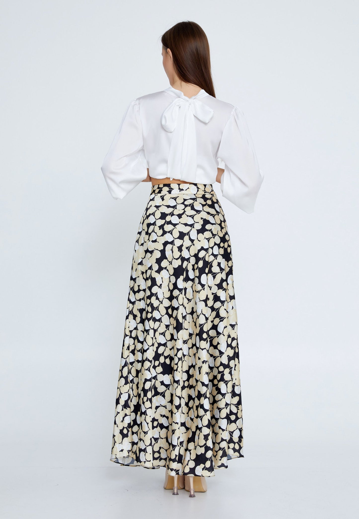 Maxi Floral Regular Skirt Beige - Unit Price: 33$