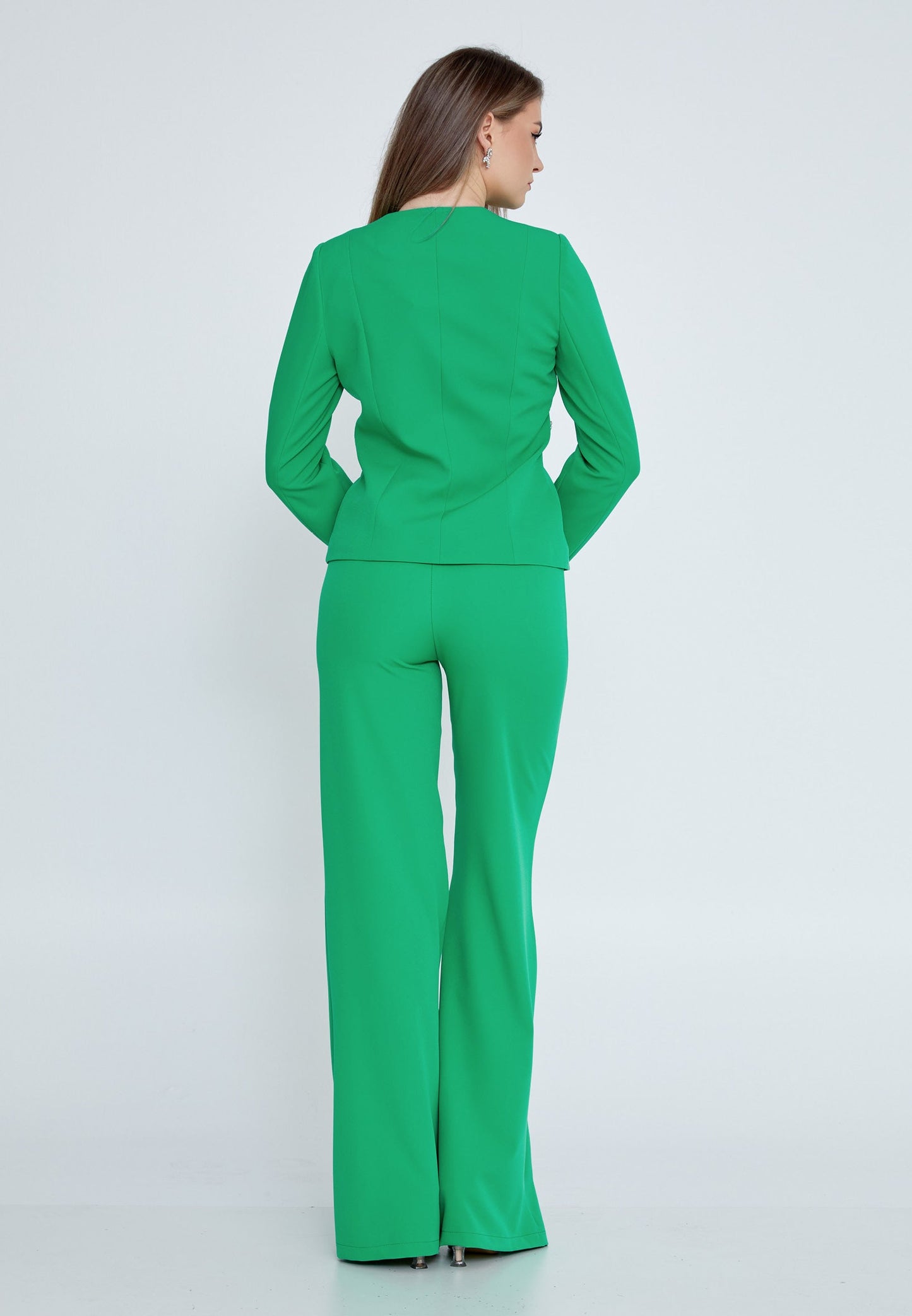 Long Sleeve Regular Suit Green - Unit Price: 87$