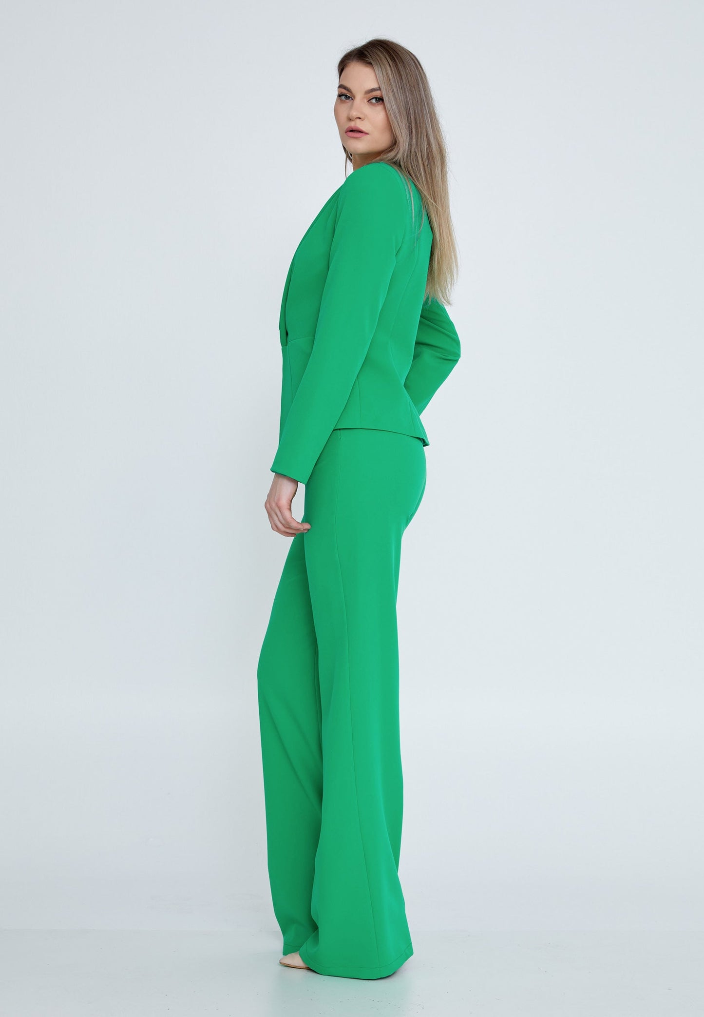 Long Sleeve Regular Suit Green - Unit Price: 87$