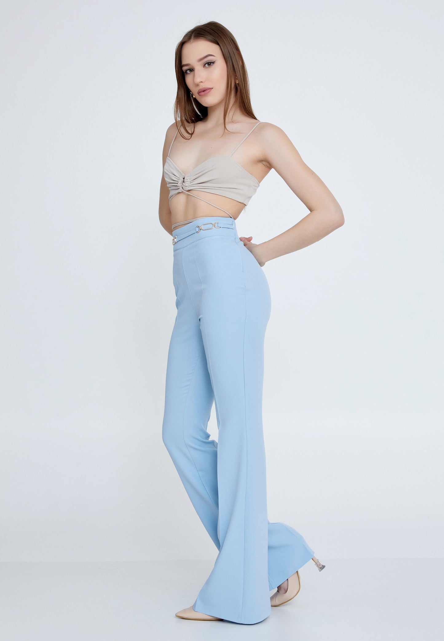 Regular Fit Regular Pants Blue - Unit Price: 29$