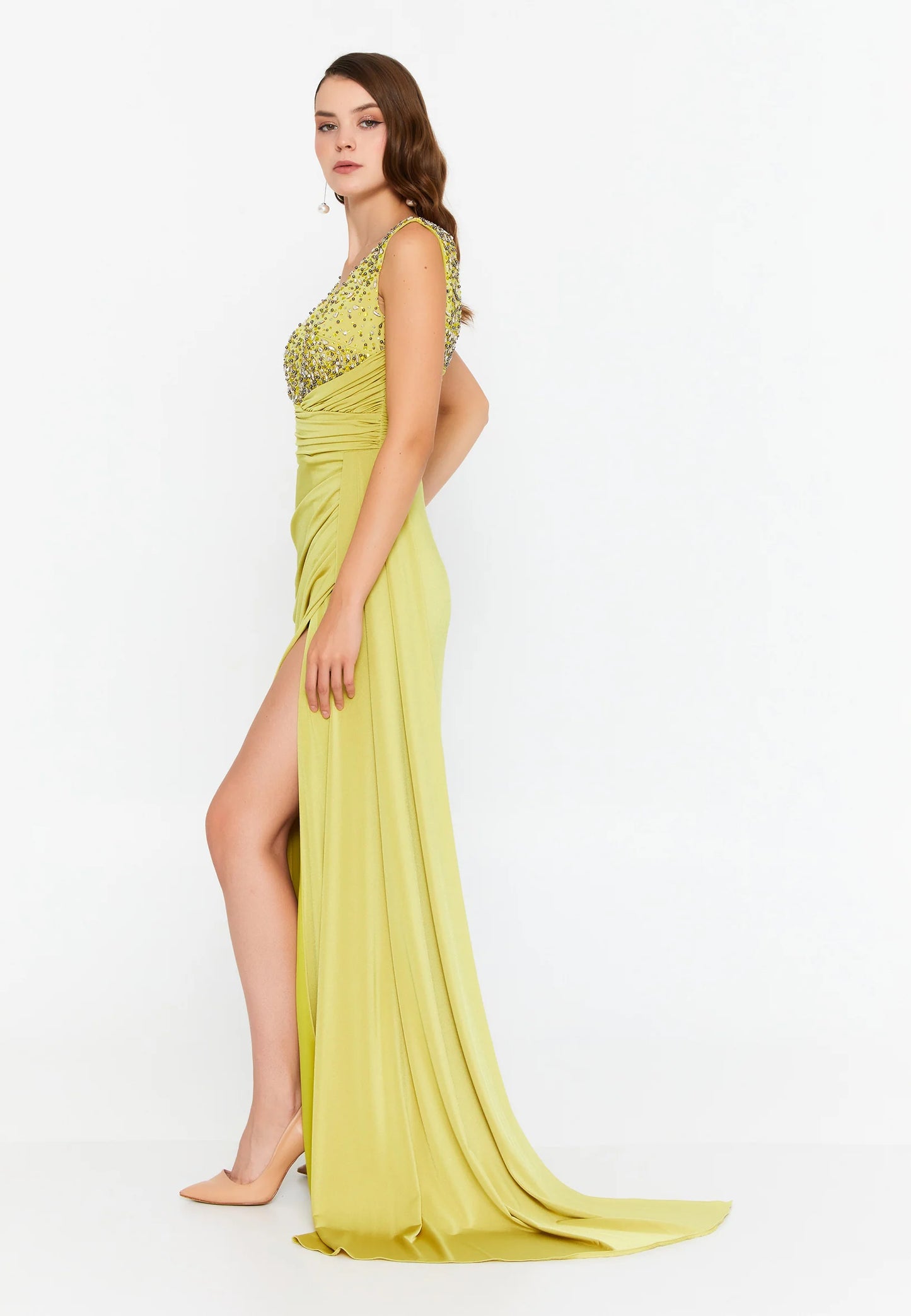 Sleeveless Maxi Lycra Regular Mermaid Prom Dress Unit Price: $170.00