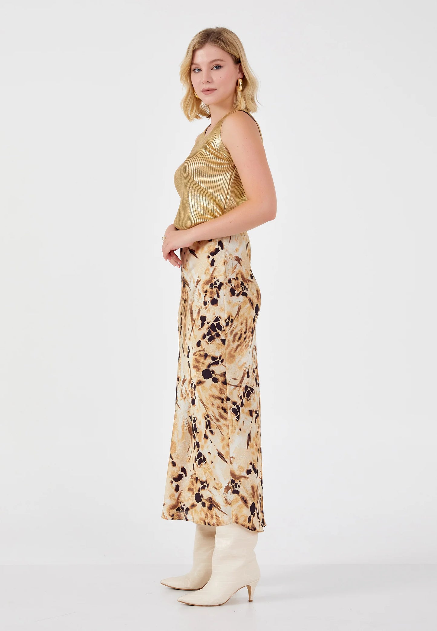 Maxi Patterned Regular Skirt Unit Price: $41.00