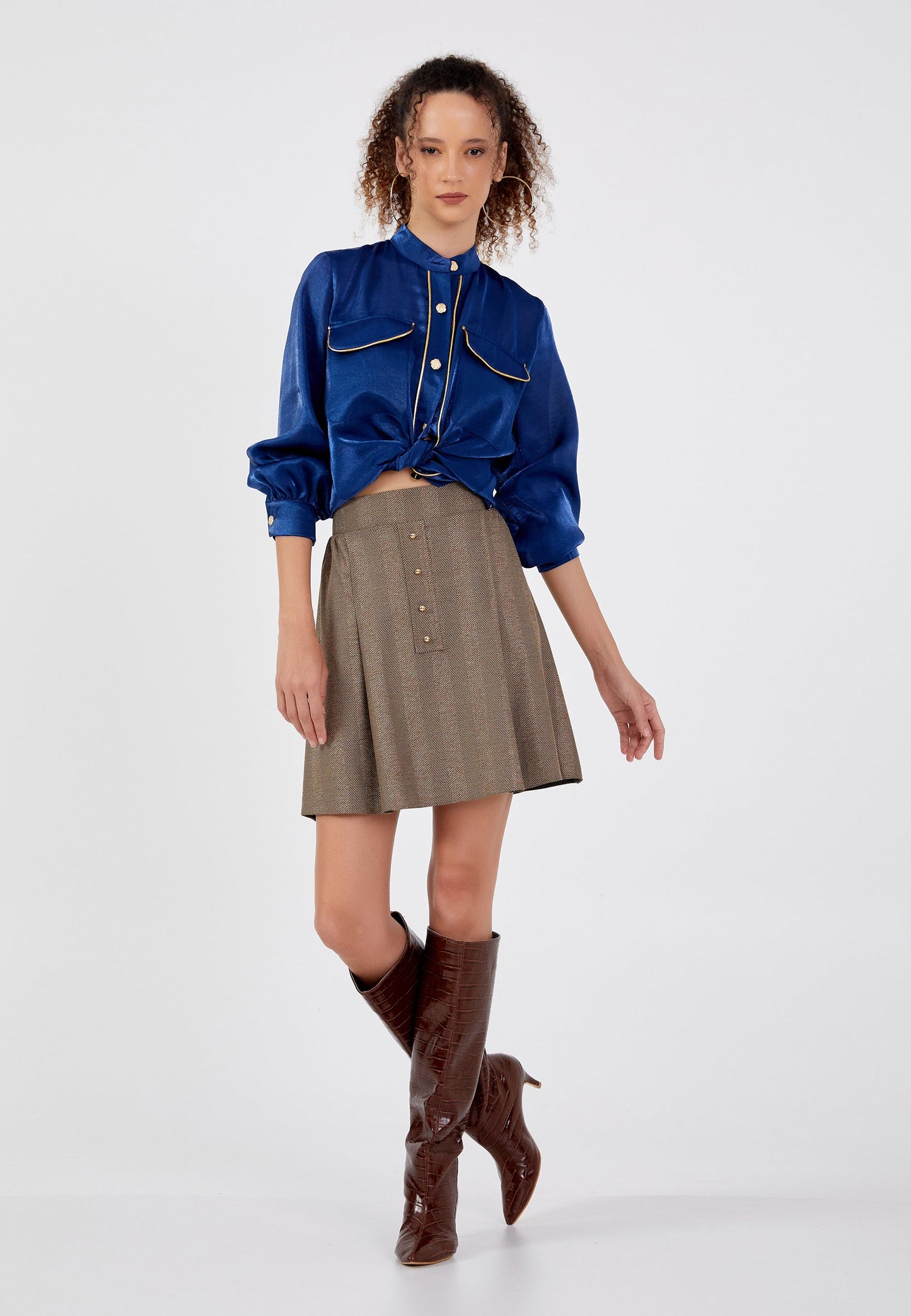 Mini Monogram Regular Skirt Camel - Unit Price: 17$