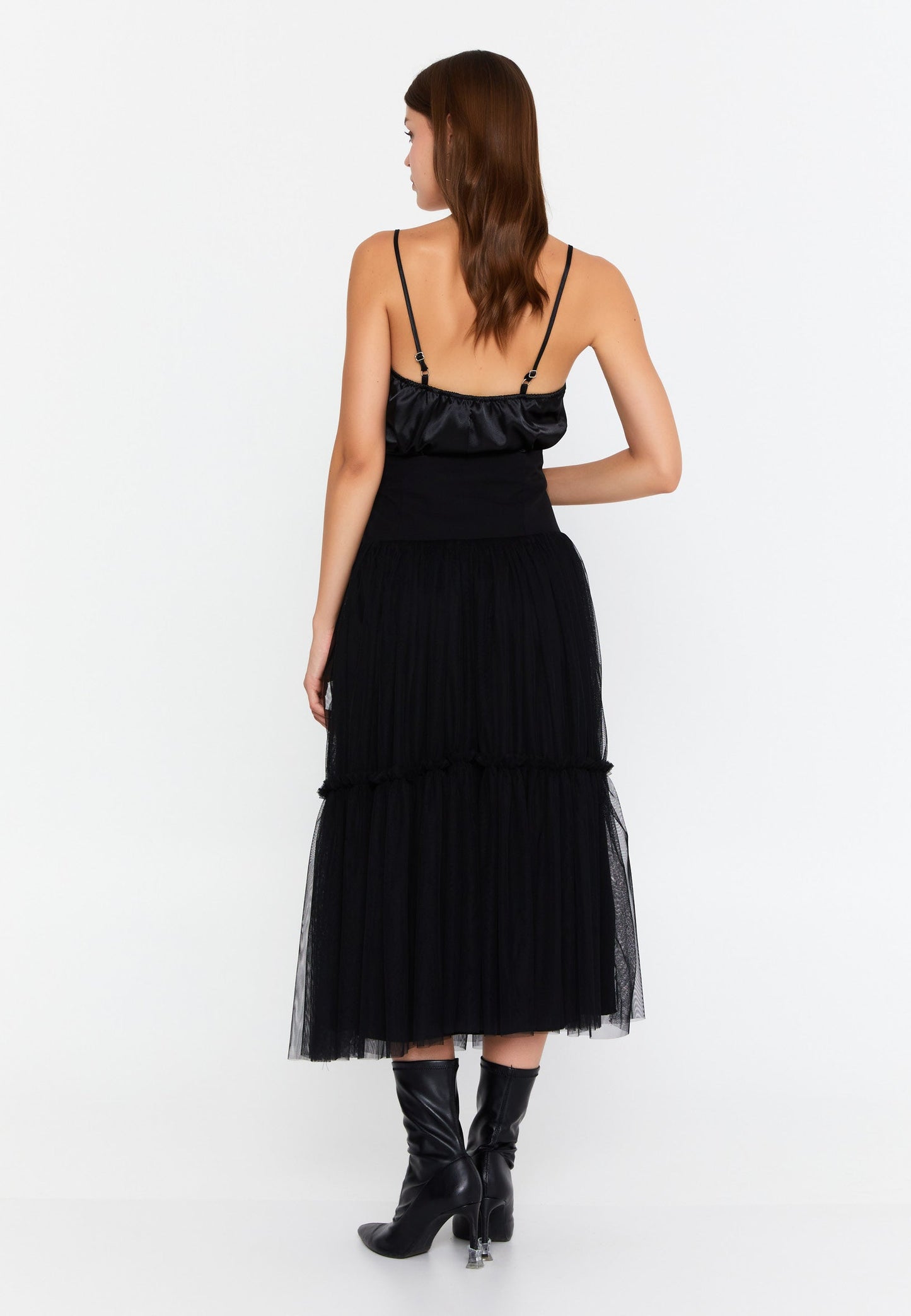 Maxi Solid Color Regular Skirt Black - Unit Price: 34$