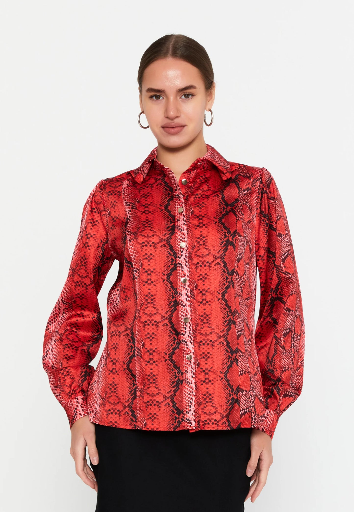 Long Sleeve Animal Print Regular Shirt Unit Price: $25.00