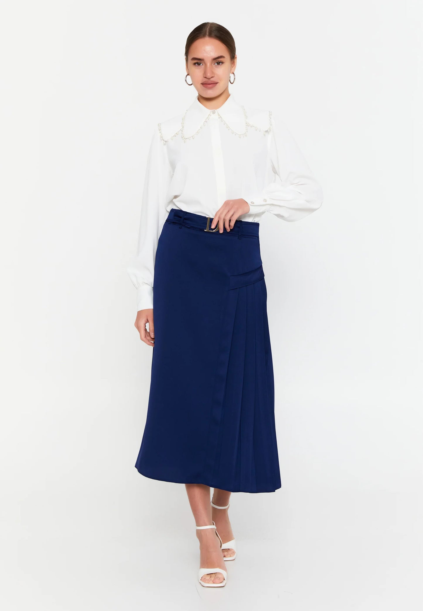 Maxi Solid Color Regular Skirt Unit Price: $32.00