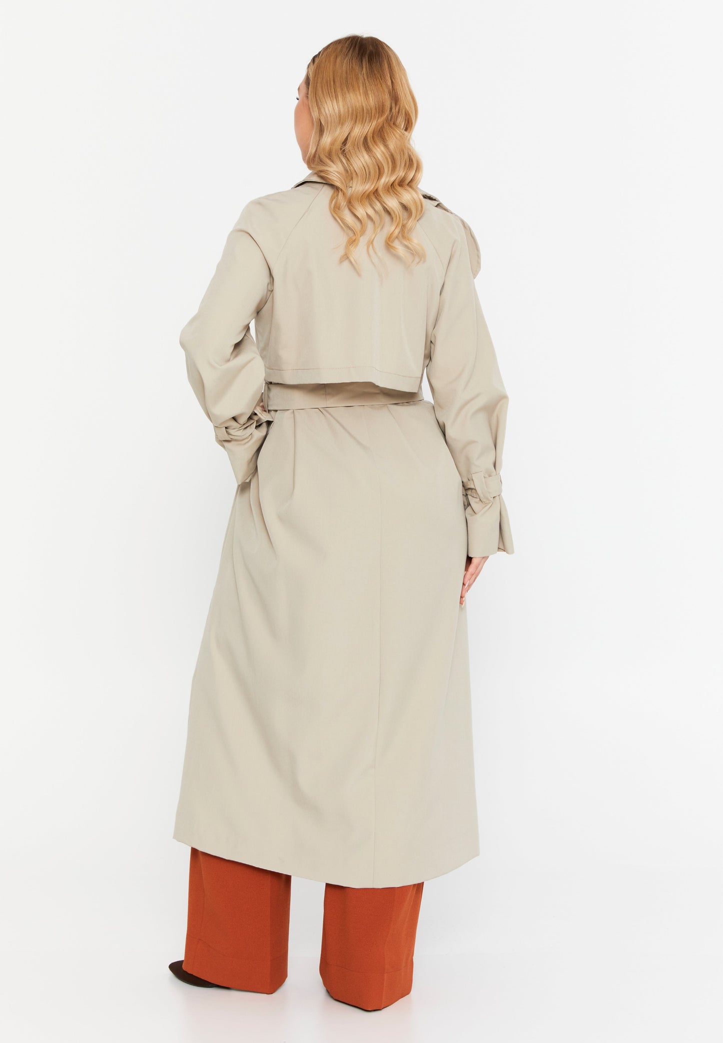 Long Sleeve Regular Trenchcoat Stone - Unit Price: 85$